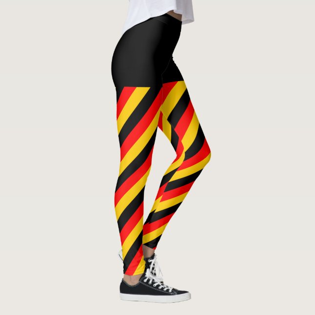 Leggings Motif du Drapeau de l'Allemagne inspiré par les ra (Droite)