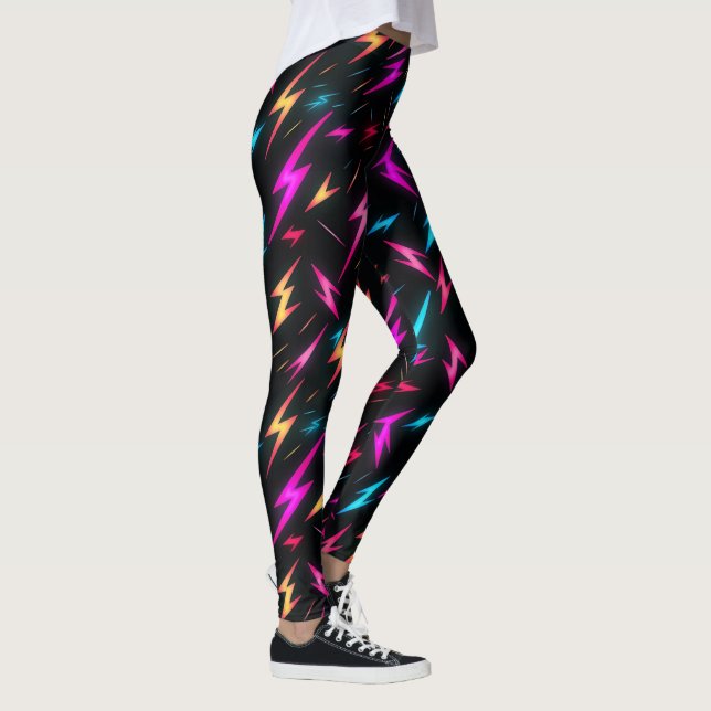 Leggings Motif éclair coloré  (Droite)
