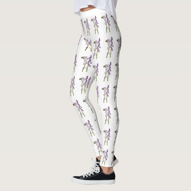 Leggings Motif en tissu Pinkbells. (Gauche)