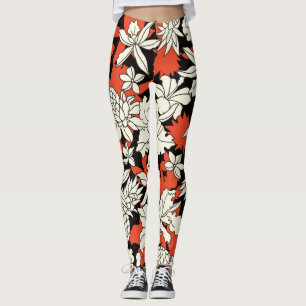 Leggings Motif exotique sans fil tropique