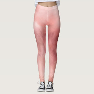 Leggings Motif fantaisiste de fleurs sauvages à l'aquarelle