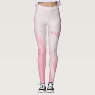 Leggings Motif fantaisiste de fleurs sauvages à l'aquarelle