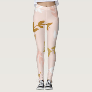 LEGGINGS MOTIF FEUILLE 4