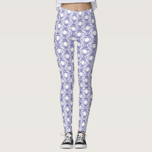Leggings Motif final bleu