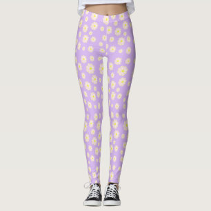 Leggings Motif Fleur mignon
