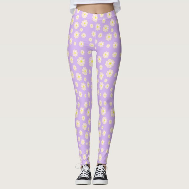 Leggings Motif Fleur mignon (Devant)