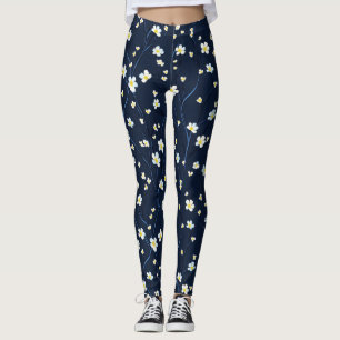 Leggings Motif Fleurs délicates