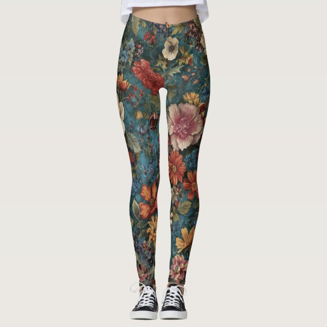 Leggings Motif floral  (Devant)