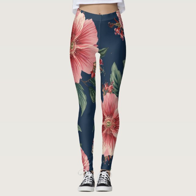 Leggings Motif floral  (Devant)