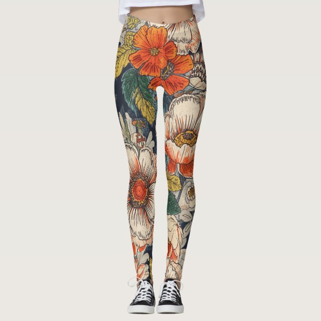 Leggings Motif floral  (Devant)