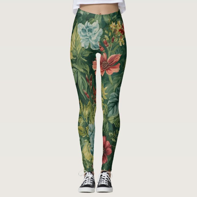 Leggings Motif floral  (Devant)