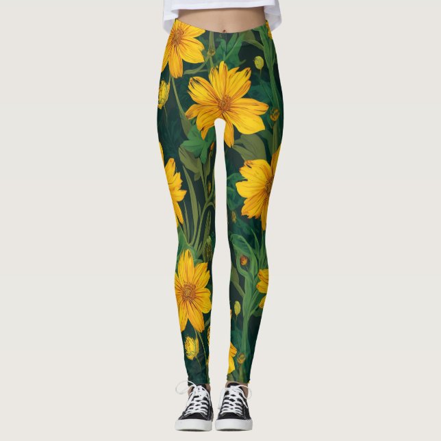 Leggings Motif floral  (Devant)