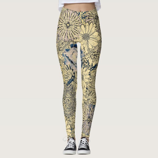 Leggings Motif floral  (Devant)