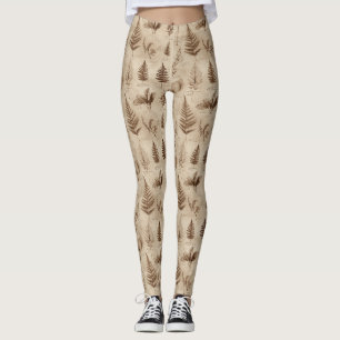 Leggings Motif floral botanique vintage (8)