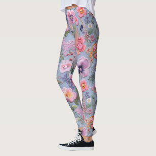 Leggings Motif floral brodé