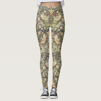 Leggings Motif floral d'arts et de métier avec des guêtres