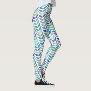 Leggings Motif floral de branche d'amant de nature