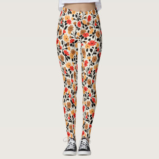 Leggings Motif floral Endleaves of Art
