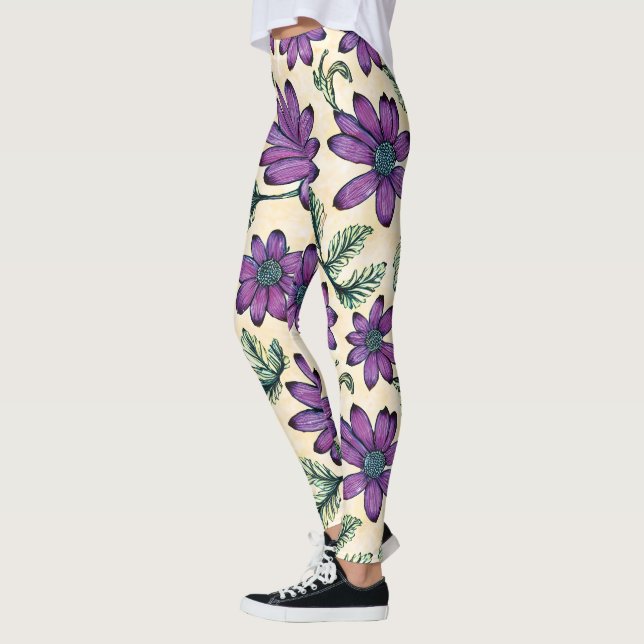 Leggings Motif floral I (Gauche)