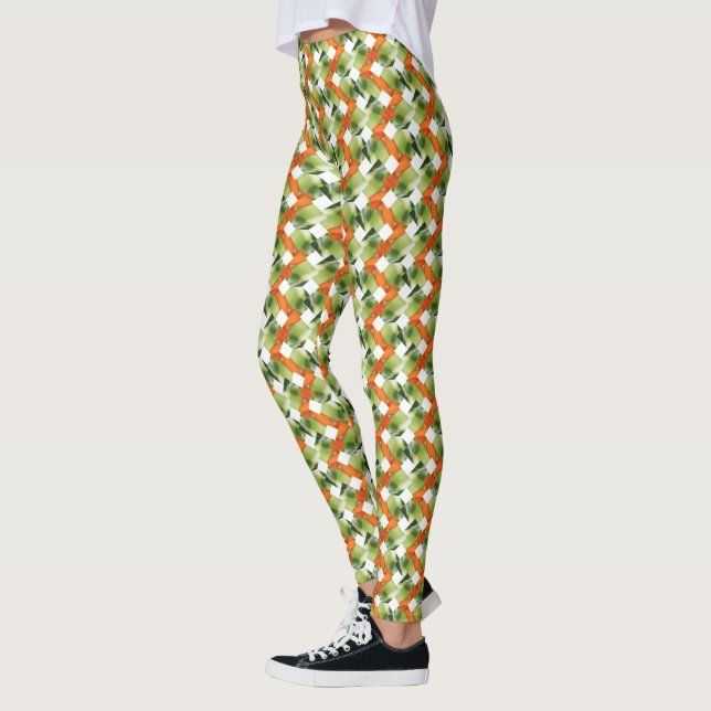Leggings Motif floral incolore (Gauche)