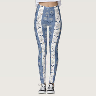 Leggings Motif floral minimaliste Daisy (3)