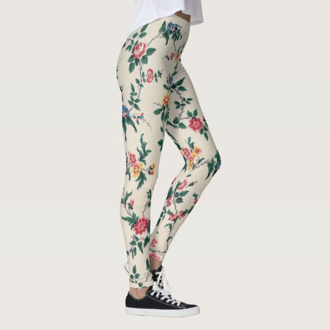Leggings Motif floral multicolore populaire (Droite)