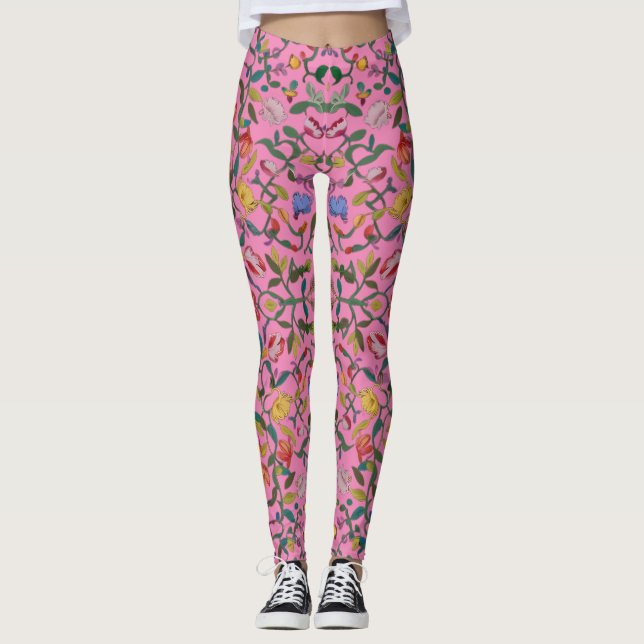 Leggings Motif floral souple (Devant)