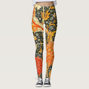 Leggings Motif floral vintage William Morris Cray