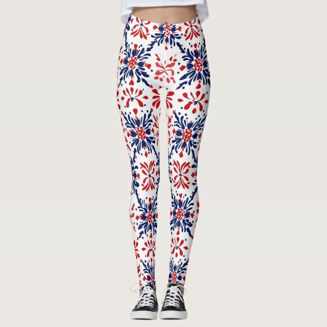 Leggings Motif folklorique (Devant)