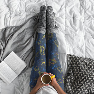 Leggings Motif folklorique de fête tribale