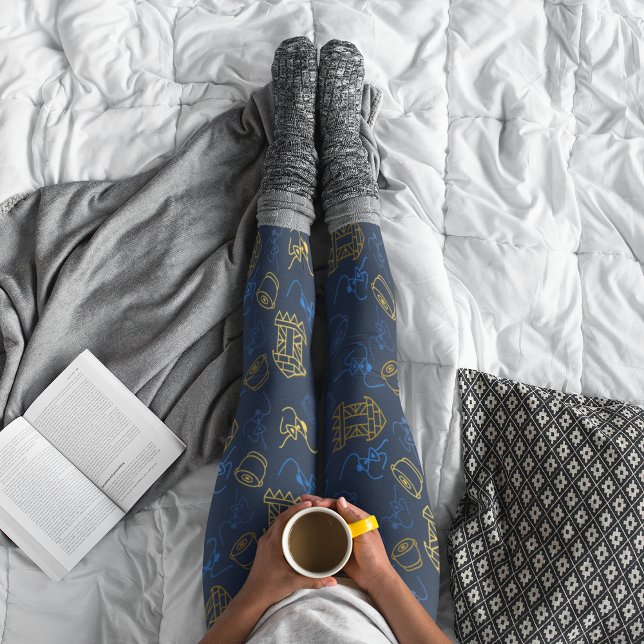 Leggings Motif folklorique de fête tribale (Créateur téléchargé)