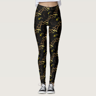 Leggings Motif fractal Abstrait #3
