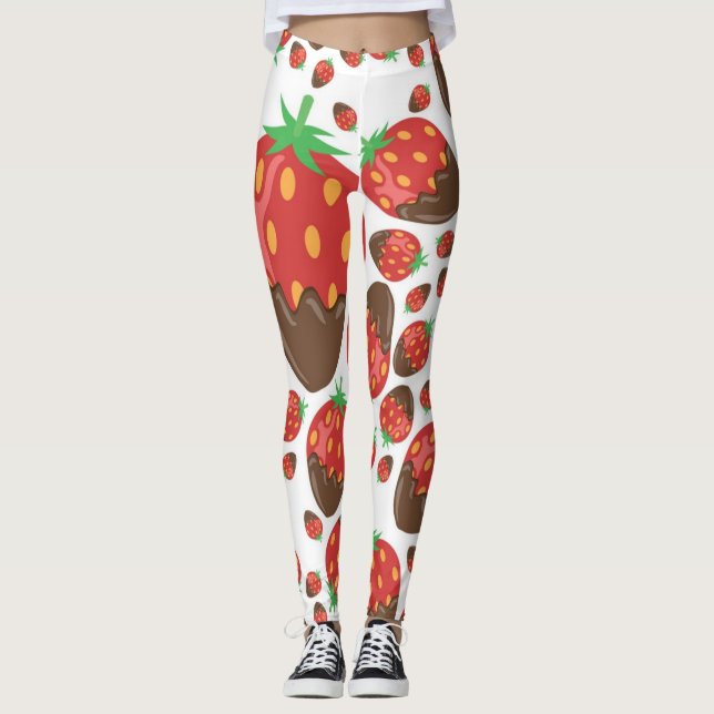 Leggings Motif fraise (Devant)