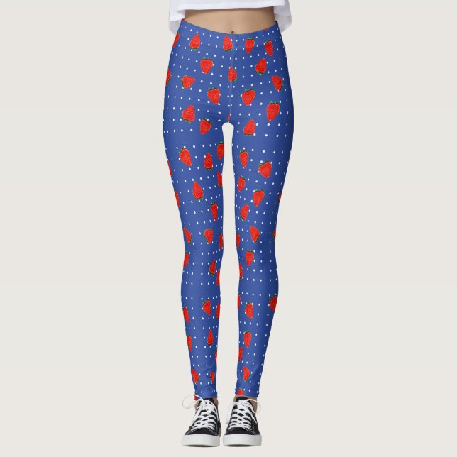 Leggings Motif fraise (Devant)