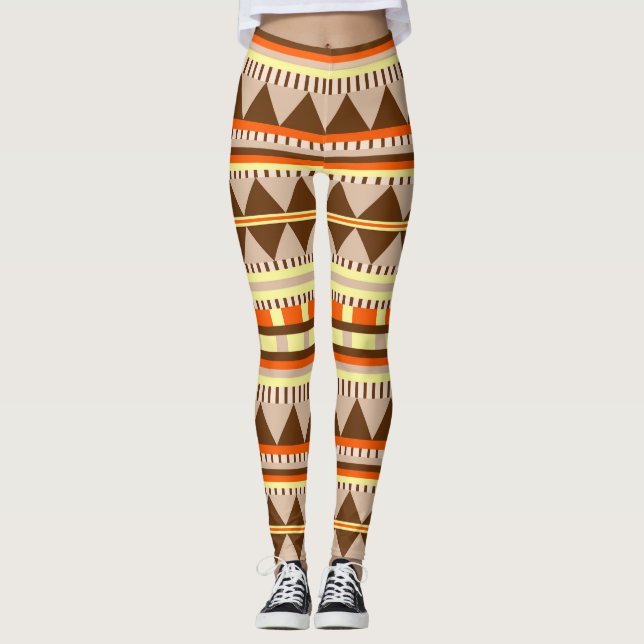 Leggings Motif géométrique (Devant)