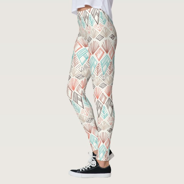 Leggings Motif géométrique (Gauche)