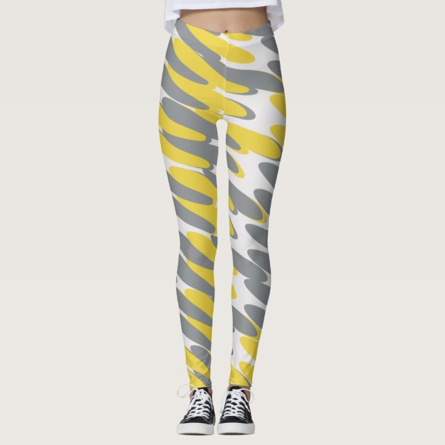 Leggings Motif géométrique (Devant)