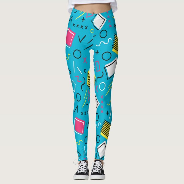 Leggings Motif géométrique 4 (Devant)