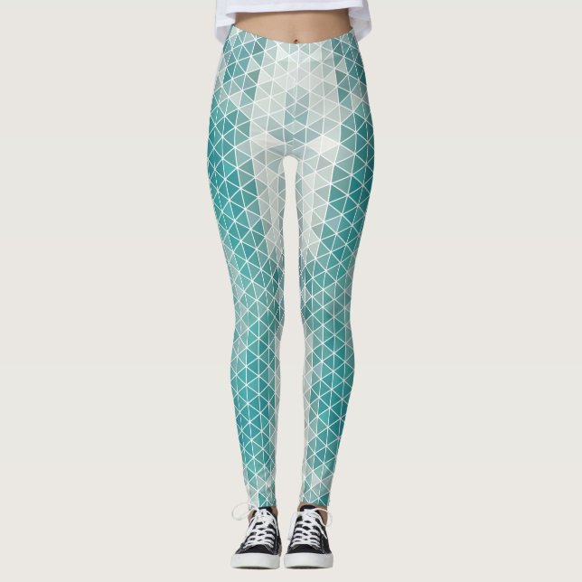 Leggings Motif géométrique coloré (Devant)