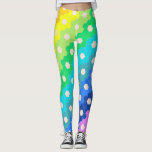 Leggings Motif géométrique Hexagon arc-en-ciel lumineux<br><div class="desc">Motif géométrique Hexagon arc-en-ciel lumineux</div>
