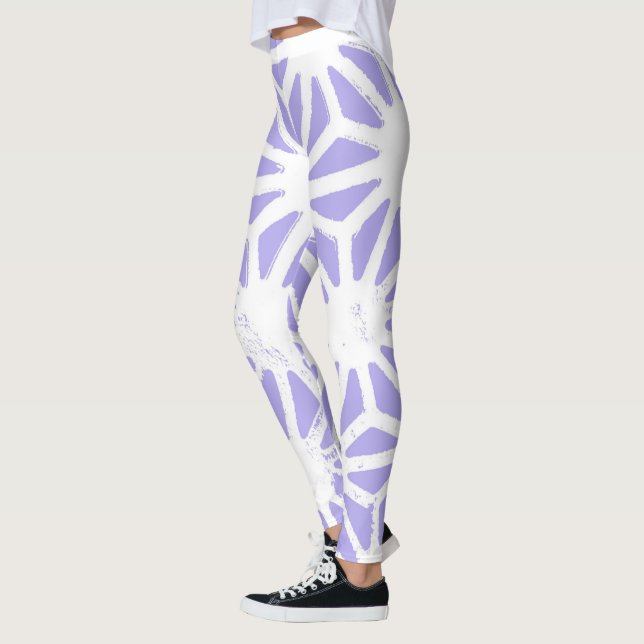 Leggings Motif géométrique Lavender (Gauche)