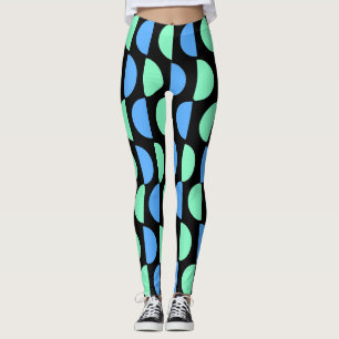 Leggings Motif géométrique moyen élégant
