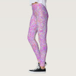 Leggings Motif géométrique rose Abstrait<br><div class="desc">Colorant de peinture rose tendance et formes géométriques.</div>