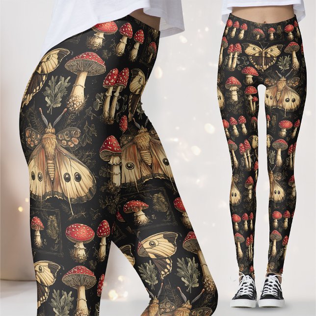 Leggings Motif gothique de champignon papillon de l'académi (Créateur téléchargé)