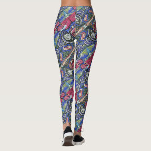 Leggings motif graffiti