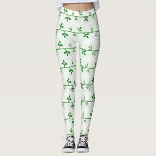 Leggings Motif graphique Floral sans joint