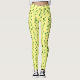 Leggings Motif graphique Floral sans joint