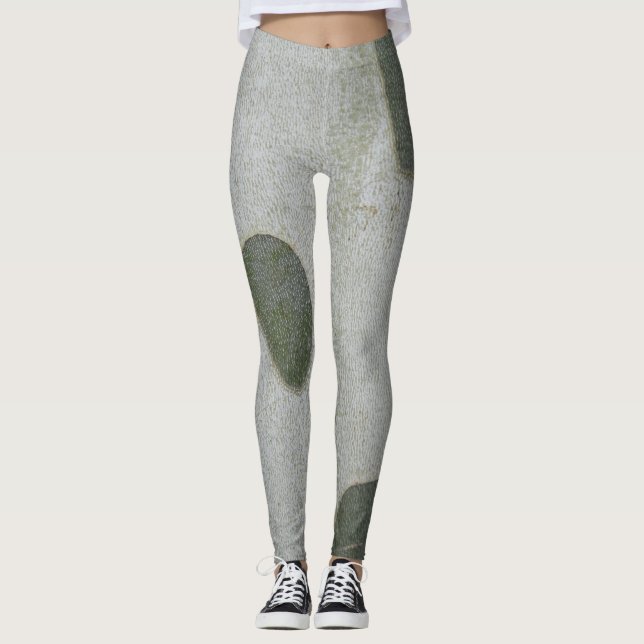 Leggings Motif gris naturel (Devant)