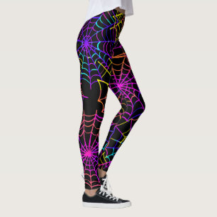 Leggings Motif Halloween Néon 