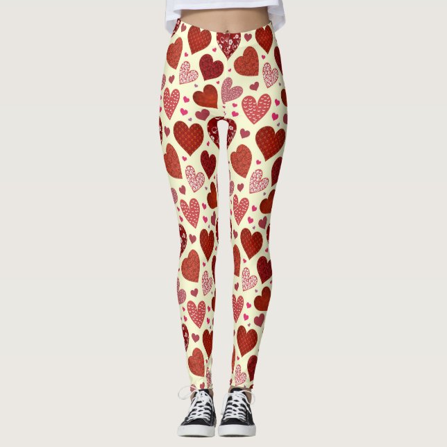 LEGGINGS MOTIF HEART (Devant)